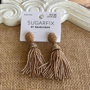Sugarfix by Baublebar Gold Tassel Earrings